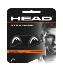 ANTIVIBRADORES HEAD XTRA DAMP BLACK/WHITE | Ipontennis