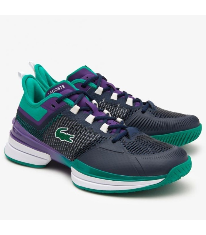 ZAPATILLAS LACOSTE AG-LT21 ULTRABLACK/GREEN/PURPLE