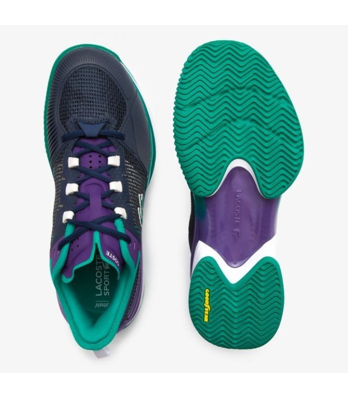 ZAPATILLAS LACOSTE AG-LT21 ULTRABLACK/GREEN/PURPLE