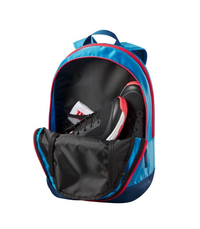 MOCHILA WILSON JUNIOR LIGHT BLUE/ORANGE | Ipontennis