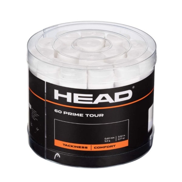 OVERGRIPS HEAD Prime tour white x60 | IPONTENNIS