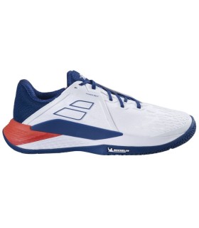 ZAPATILLAS BABOLAT PROPULSE FURY 3 ALL COURT M WHITE/EST BLUE | Ipontennis