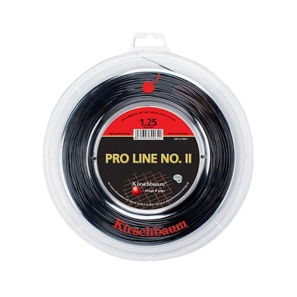 Cordaje Kirschbaum Pro Line II Negro -Rollo 200 m| Ipontennis