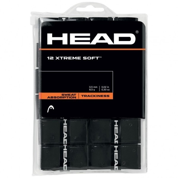 OVERGRIP HEAD XTREME SOFT BLACK X 12 | Ipontennis