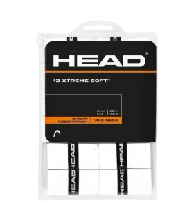 OVEGRIP HEAD EXTREME SOFT WHITE X12