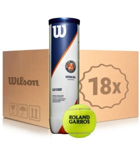 Cajón Wilson Roland Garros CLAY 18 botes de 4 | Ipontennis