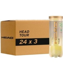 CAISSE DE BALLES DE TENNIS HEAD TOUR B3 24 BOÎTES | Ipontennis