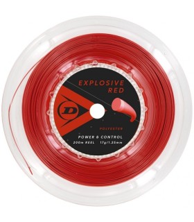 BOBINA CORDA DUNLOP EXPLOSIVE ROSSO 200 m