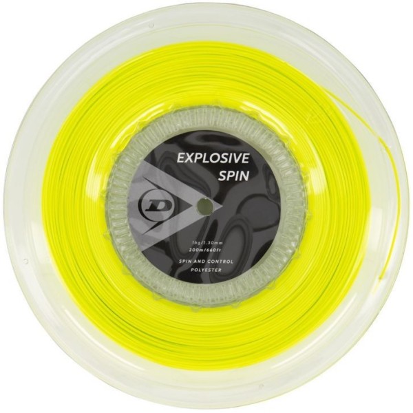 CARRETEL DE CORDA DUNLOP EXPLOSIVE SPIN AMARELO 200M | Ipontennis