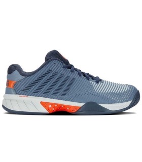 SCARPE K-SWISS HYPERCOURT EXPRESS 2 GRIGIO/BLU/ARANCIONE | Ipontennis