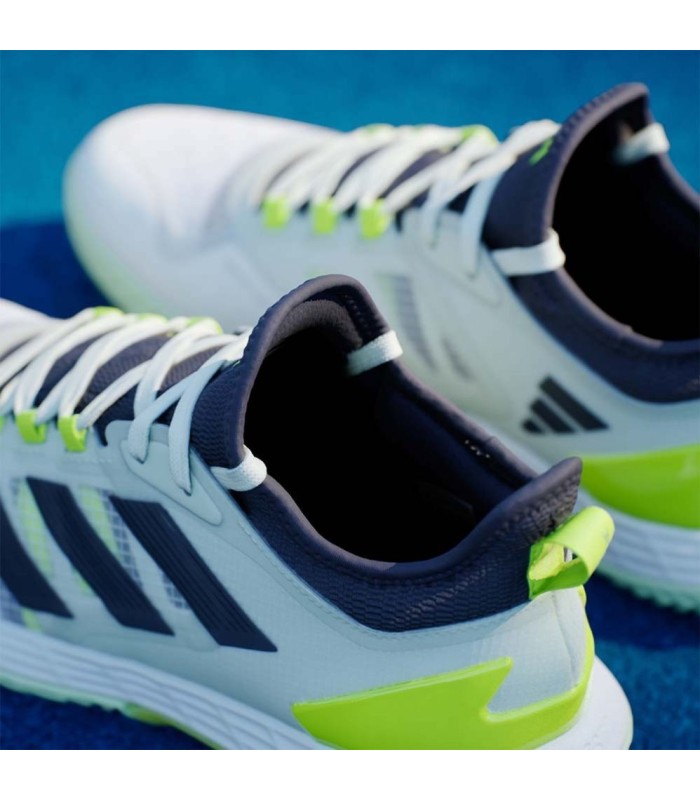 ADIDAS ADIZERO UBERSONIC 4.1 WHITE/GREEN SHOE