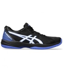 ASICS GEL SOLUTION SWIFT FF CLAY TENNIS SHOES BLACK/BLUE