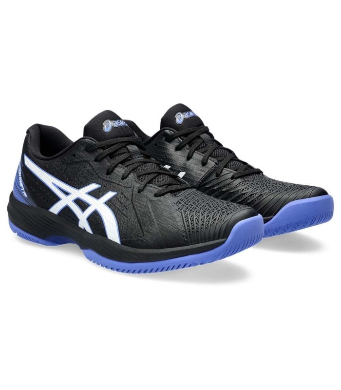 ASICS GEL SOLUTION SWIFT FF CLAY TENNIS SHOES BLACK/BLUE