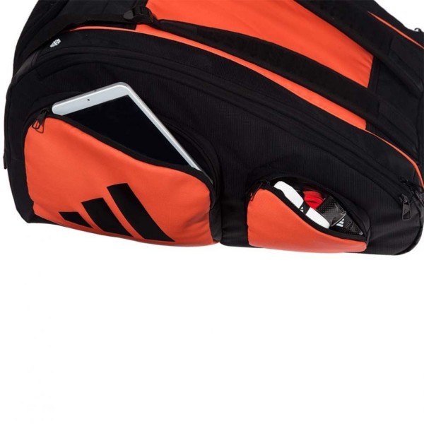 ADIDAS PRO TOUR BLACK/ORANGE PADEL BAG