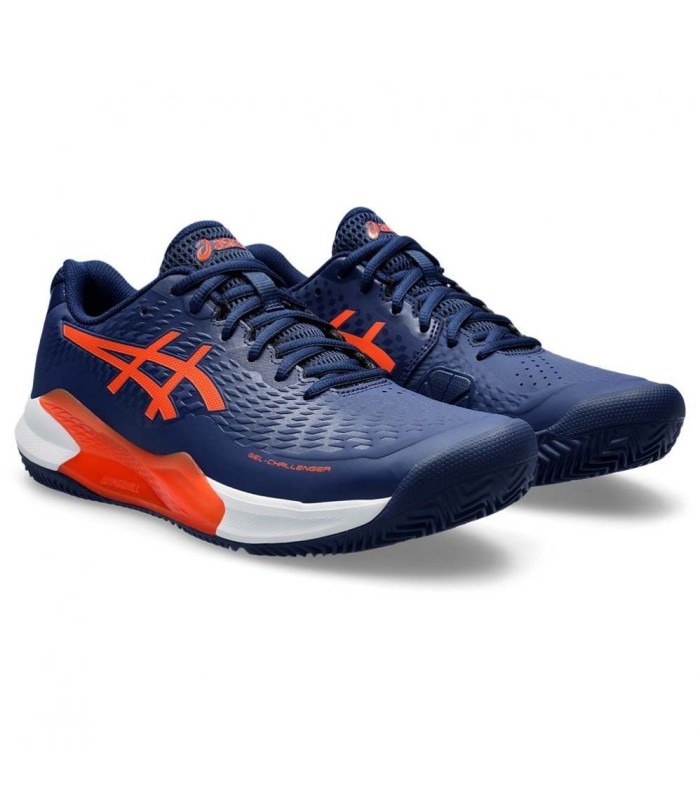 ASICS GEL CHALLENGER 14 CLAY BLUE/ORANGE SHOE