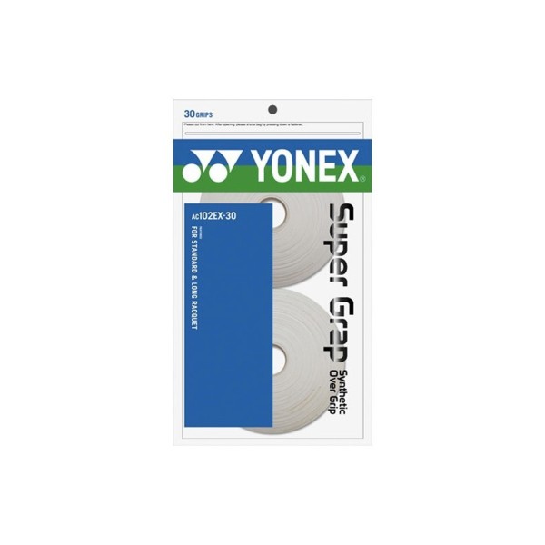OVERGRIPS YONEX SUPER GRAP X30 BRANCO | Ipontennis