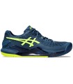 SCHUHE ASICS GEL RESOLUITON 9 SEEBLAU/GELT