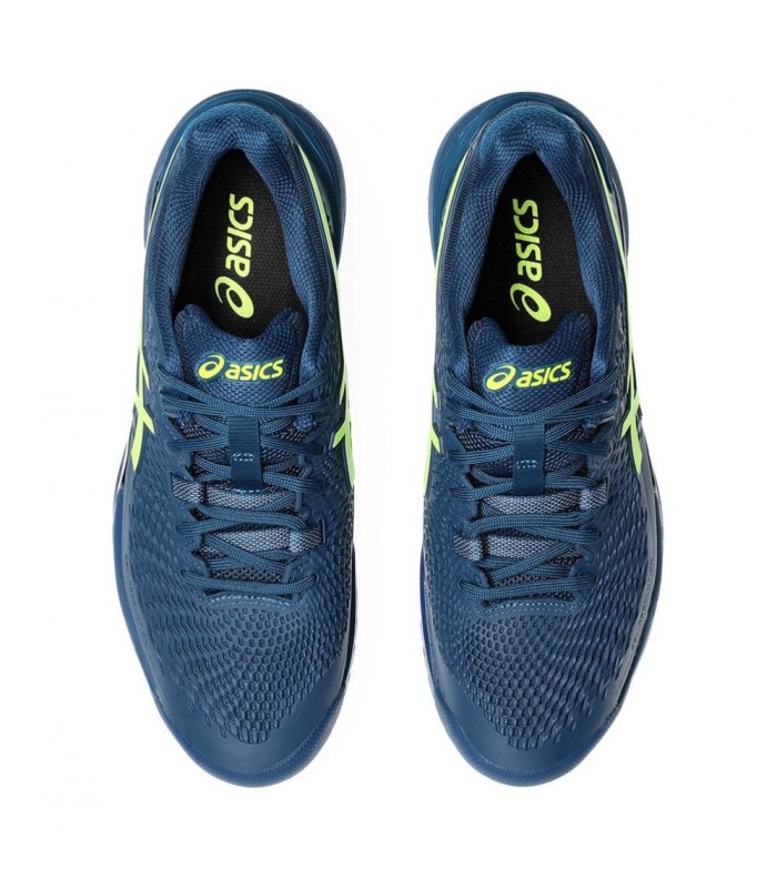 SAPATOS ASICS GEL RESOLUÇÃO 9 AZUL MARINO/AMARELO