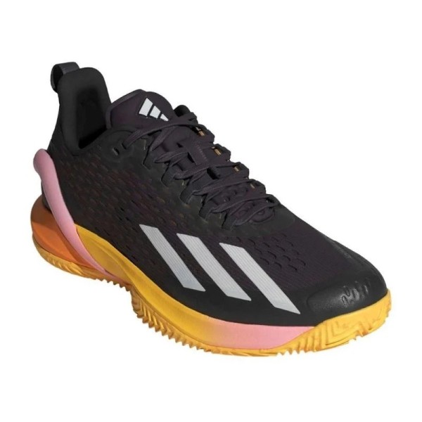 Zapatillas Adidas Adizero Cybersonic Negro Plata Naranja | IPONTENNIS