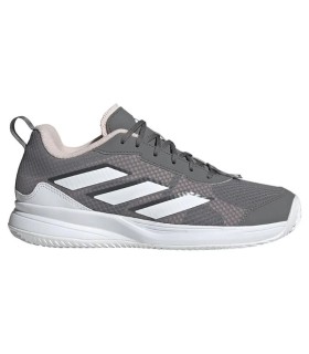 Ténis Adidas AvaFlash Clay Cinza Branco Rosa Mulher | IPONTENNIS