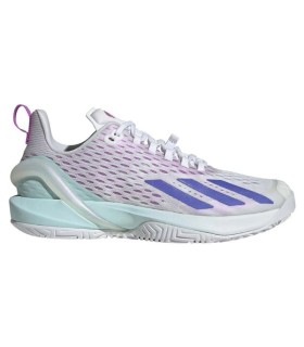 ADIDAS ADIZERO CYBERSONIC WEISSER BLAUER AQUA DAMEN-TENNISSCHUH