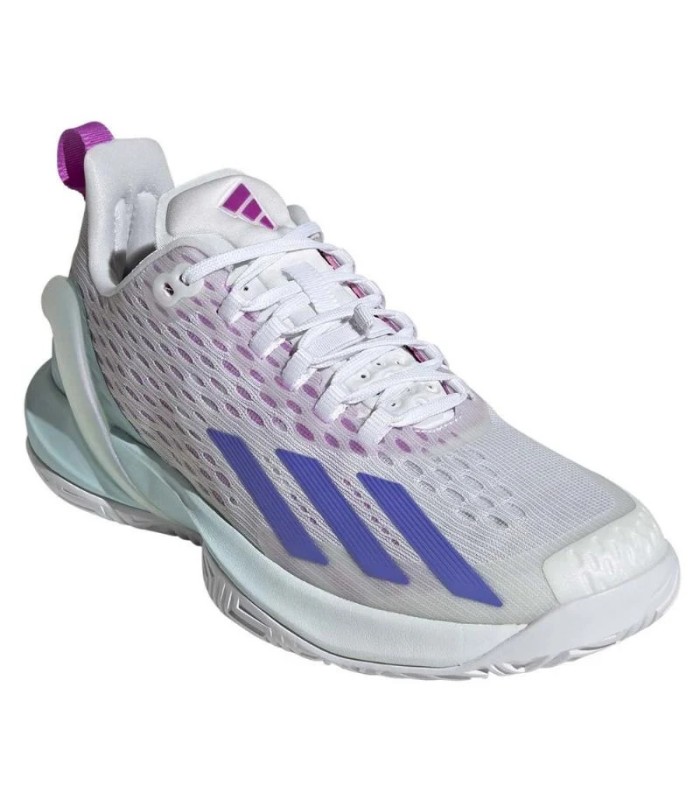 ZAPATILLAS ADIDAS ADIZERO CYBERSONIC BLANCO AZUL AQUA MUJER