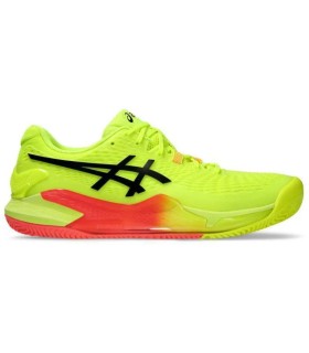 SCARPE DA TENNIS ASICS GEL RESOLUTION 9 CLAY GIALLO PARIS 2024