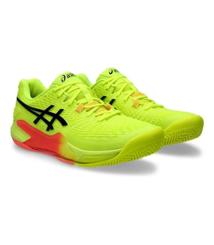 ASICS GEL RESOLUTION 9 CLAY GELBE TENNISSCHUHE PARIS 2024