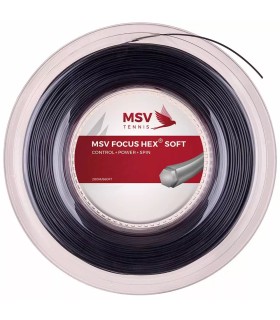 BOBINA DE CORDAJE MSV FOCUS HEX SOFT BLACK 200 m