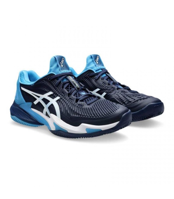 SCARPE DA TENNIS ASICS COURT FF 3 CLAY NOVAK AZZURRO/BIANCO