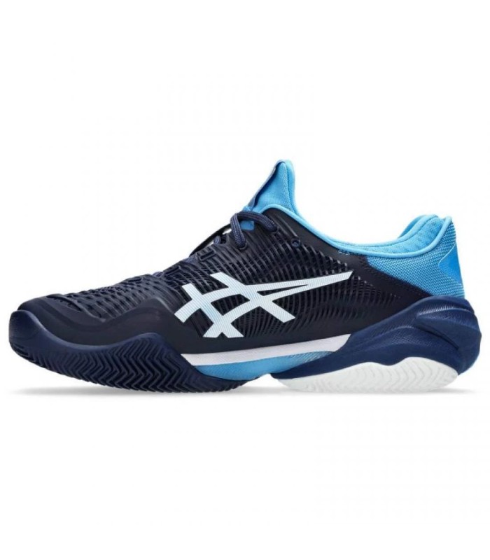 SCARPE DA TENNIS ASICS COURT FF 3 CLAY NOVAK AZZURRO/BIANCO