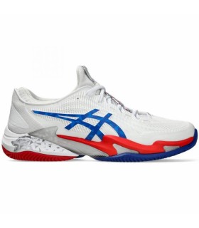 SCARPE DA TENNIS ASICS COURT FF 3 CLAY NOVAK BIANCO/BLU