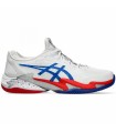 TÊNIS ASICS COURT FF 3 CLAY NOVAK BRANCO/AZUL