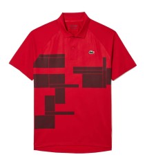 POLO LACOSTE TÊNIS NOVAK DJOKOVIC VERMELHO