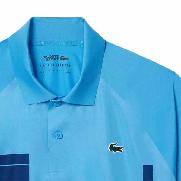 POLO LACOSTE TENIS NOVAK DJOKOVIC AZUL MARINO