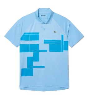 POLO LACOSTE TENNIS NOVAK DJOKOVIC BLU