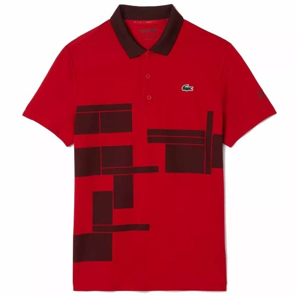 POLO LACOSTE TENIS NOVAK DJOKOVIC ROJO VERSION FAN | IPONTENNIS