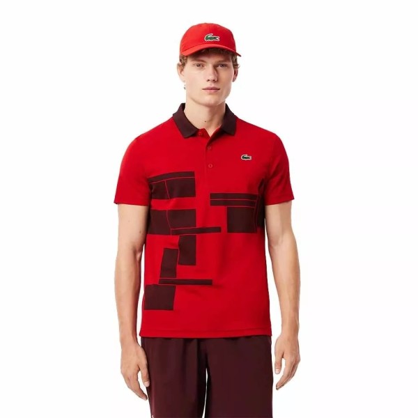POLO LACOSTE TENIS NOVAK DJOKOVIC ROJO VERSION FAN | IPONTENNIS