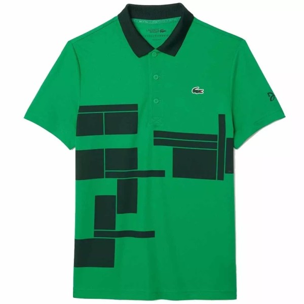 POLO LACOSTE TENIS NOVAK DJOKOVIC VERDE VERSION FAN | IPONTENNIS