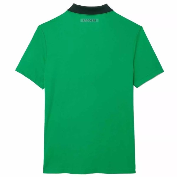 POLO LACOSTE TENNIS NOVAK DJOKOVIC VERDE VERSIONE FAN