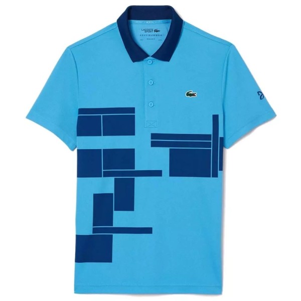 POLO LACOSTE TENNIS NOVAK DJOKOVIC MARINEBLAU FAN-VERSION