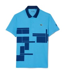 POLO LACOSTE TENIS NOVAK DJOKOVIC AZUL MARINO VERSION FAN