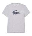 CAMISETA LACOSTE SPORT CINZA | Ipontennis