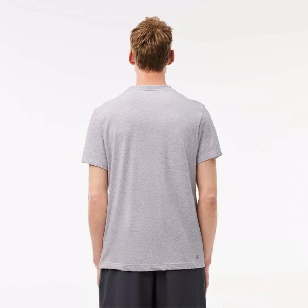 SPORT-T-SHIRT LACOSTE GRAU | Ipontennis