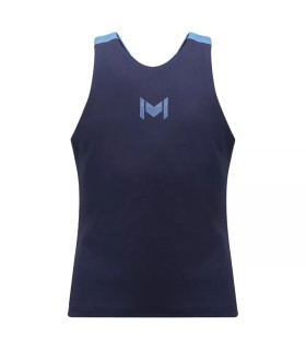 Ärmelloses Mädchen-Tanktop Mouratoglou Match in Marineblau | Ipontennis