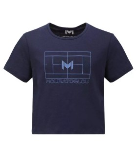 Camiseta de Entrenamiento para Niña Mouratoglou Azul Marino | Ipontennis