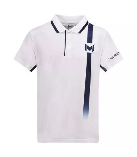 Mouratoglou Kinder-Poloshirt für Spiele Weiß | Ipontennis