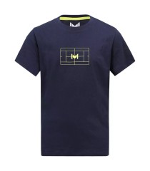 Maglietta grafica Mouratoglou per bambini blu navy | Ipontennis