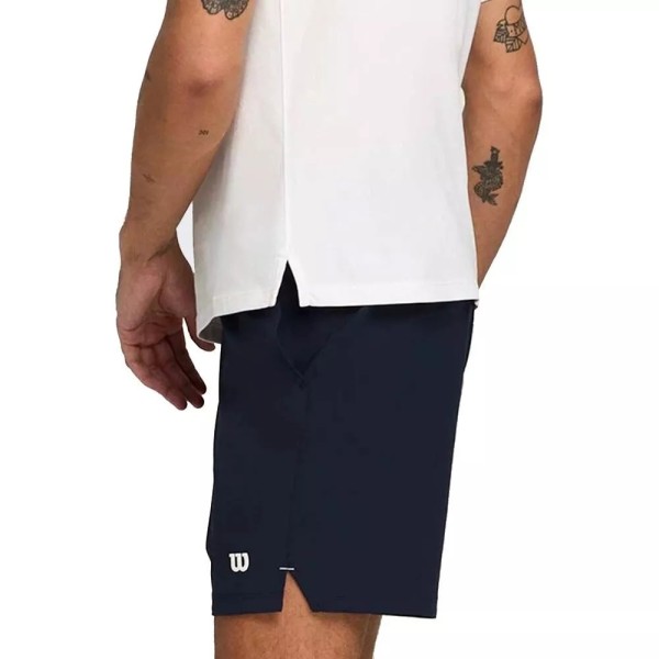Shorts de l'équipe Wilson 18 cm bleu marine | Ipontennis