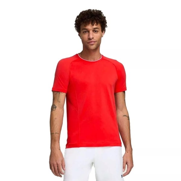 Wilson Team Seamless Crew T-Shirt Red | IPONTENNIS